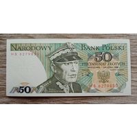 Werty71 Польша 50 Злотых 1988 UNC банкнота 1 1