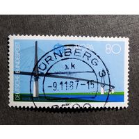 Марка Германия 1987 год Мост