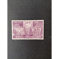 Польша 1939 Марка "Годовщина марша польского легиона" (чистая*, след от наклейки) Mi.356 каталог 1.50 евро