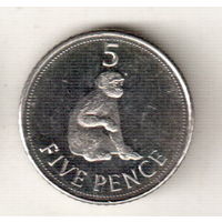 Гибралтар 5 пенс 2011