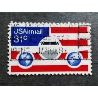 Марка США 1976 год Авиапочта