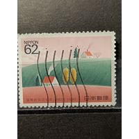 Япония 1990. Пейзаж, дома