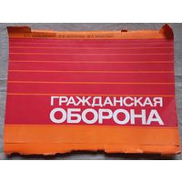 Плакаты СССР по Гражданской обороне из набора