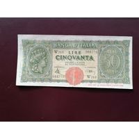 Италия  50 лир 1944