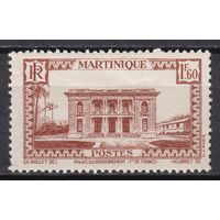 20.FrK. Франция. Колонии. Мартиника. Местные мотивы. 1940 г. 1,6 Fr. Mi.#184.