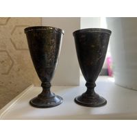 Стопка ( рюмка ) серебро 2 шт