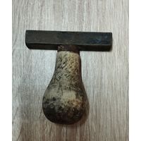 Старый ж/д штамп. СССР. Латунь.