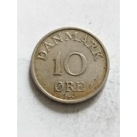 Дания 10 оре 1958