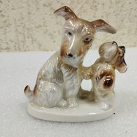 Статуэтка фарфоровая собаки Терьер, Германия