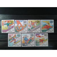 Гвинея Бисау, 1985. Международный год молодежи, спорт, полная серия. Mi-3,8 евро гаш.