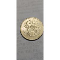 Кипр 10 цент 2002