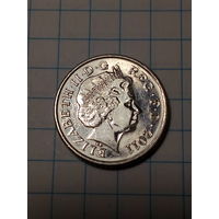 5 пенсов Великобритания  2011 год