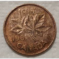 Канада 1 цент, 1981 (14-15-7)