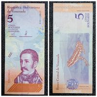 5 боливар Венесуэла 2018 г.