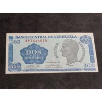 Венесуэла 2 боливара 1989 Unc