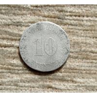 Werty71 Германия 10 пфеннигов 1874