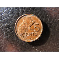 Тринидад и Тобаго. 5 центов. 2001. С 20 копеек. Распродажа коллекции. Смотрите другие лоты.