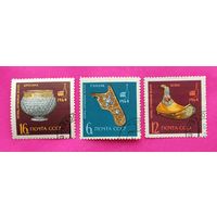 СССР. Государственная вооруженная палата в Московском Кремле. ( 3 марки ) 1964 года. 7-16.