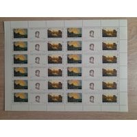 Лист 1991 г. Российская пейзажная живопись. С. Ф. Щедрин.