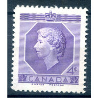 Британские колонии - Канада - 1953г. - коронация королевы Елизаветы II - 1 марка - полная серия, MLH [Mi 282]. #2-Bc-D-KS-6