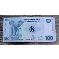 Werty71 Конго 100 франков 2022 UNC банкнота