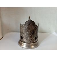 Подстаканник "Космос".Мельхиор .СССР.