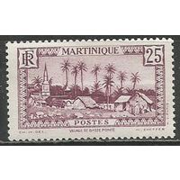 Мартиника. Деревня островитян. 1933г. Mi#133.