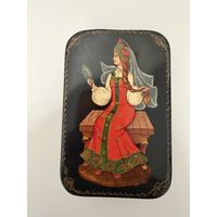 Русская лаковая шкатулка, металлическая шкатулка . Распродажа коллекции!!!