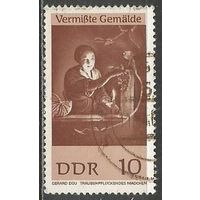 ГДР. Художник Герард Деу. Девушка с гроздью винограда. 1967г. Mi#1287.
