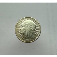 2 злотых 1933 г. Ядвига. Штемпельный блеск. Видео в описании. С 1 рубля.