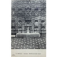 Открытка Испания tarjeta postal Севилья кафедрал