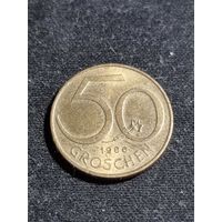 Австрия 50 грошей 1986
