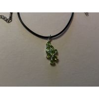 Кулон хризопразы Серебро 925