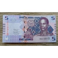 Werty71 Сьерра Леоне 5 леоне 2022 UNC банкнота