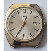 Часы СЛАВА. СССР . позолота Au5 на ходу. (вроде точно идут)