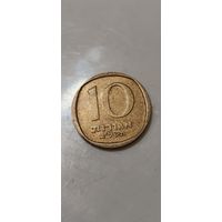 Израиль 10 агорот 1974
