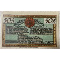 Нотгельд Ганновер 50 пфеннигов 1921 год. Веймарская республика