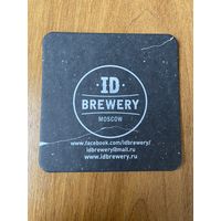Подставка под пиво пивоварни "ID Brewery" /Москва, Россия/ No 4