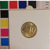 Финляндия 10 евроцентов 2000 в холдере
