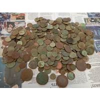 2,5 килограмма медных монет Российской империи.С рубля.