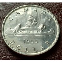 Канада 1 доллар, 1953  ( 1-13-5 )
