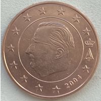 Бельгия 5 евроцентов 2004 г.