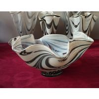 Ваза фруктовница Нить Федаркова, высота  13 см. БССР