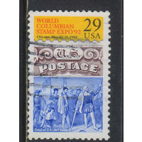 США 1992 Международная филвыставка World Columbian Stamp Expo 92 Чикаго #2207