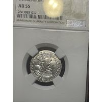 3 гроша 1593 Мальборк! В слабе!