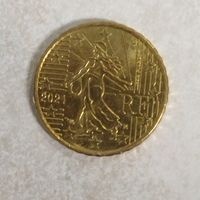 10 евроцентов 2021 Франция