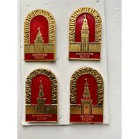 Московский Кремль. Петровская, Арсенальная, Комендантская, Сенатская башни. Цена за знак
