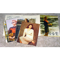 Вязание. Набор открыток 14 шт. с описание моделей на обратной стороне.