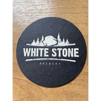 Подставка под пиво пивоварни "White Stone Brewery" /Россия/ No 1