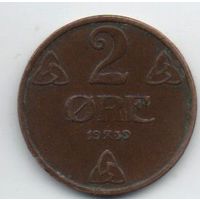 КОРОЛЕВСТВО НОРВЕГИЯ. 2 ЭРЕ 1939.